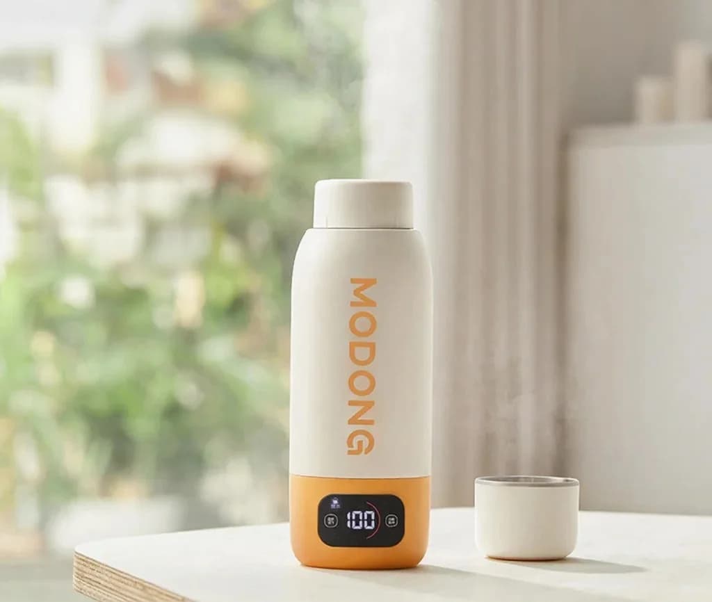 كوب تسخين ماء كهربائي محمول 600ml، بطانة 316، معزول بالتفريغ