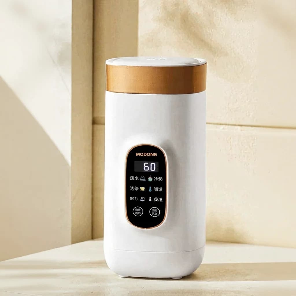 كوب تسخين كهربائي محمول 650ml مع بطانة 304 أو 316
