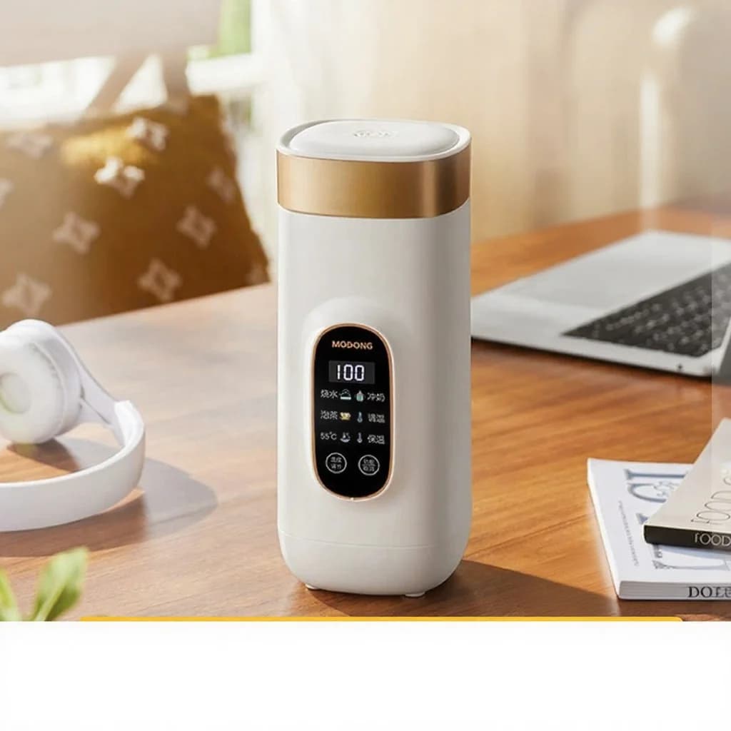 كوب تسخين كهربائي محمول 650ml مع بطانة 304 أو 316