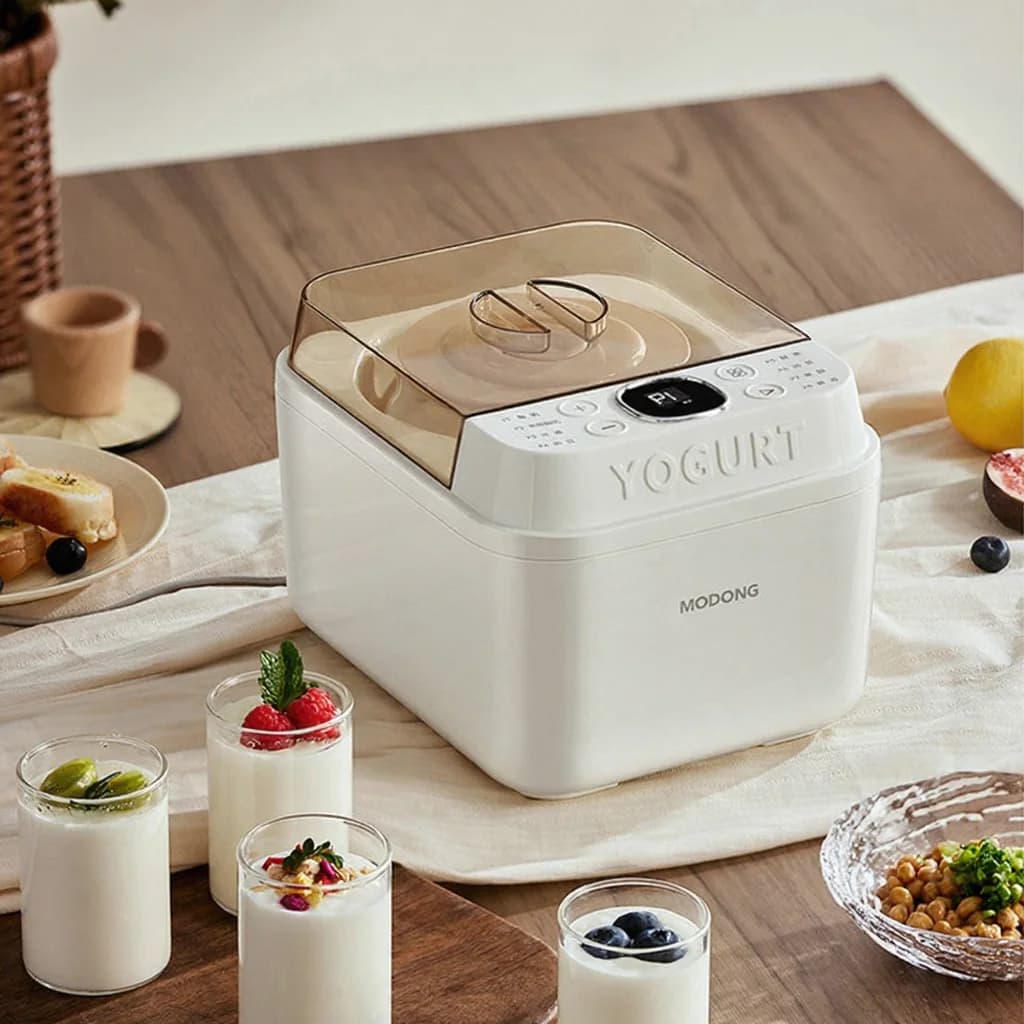 صانعة زبادي ومخمّرة أوتوماتيكية، 500-1000ml، 220V