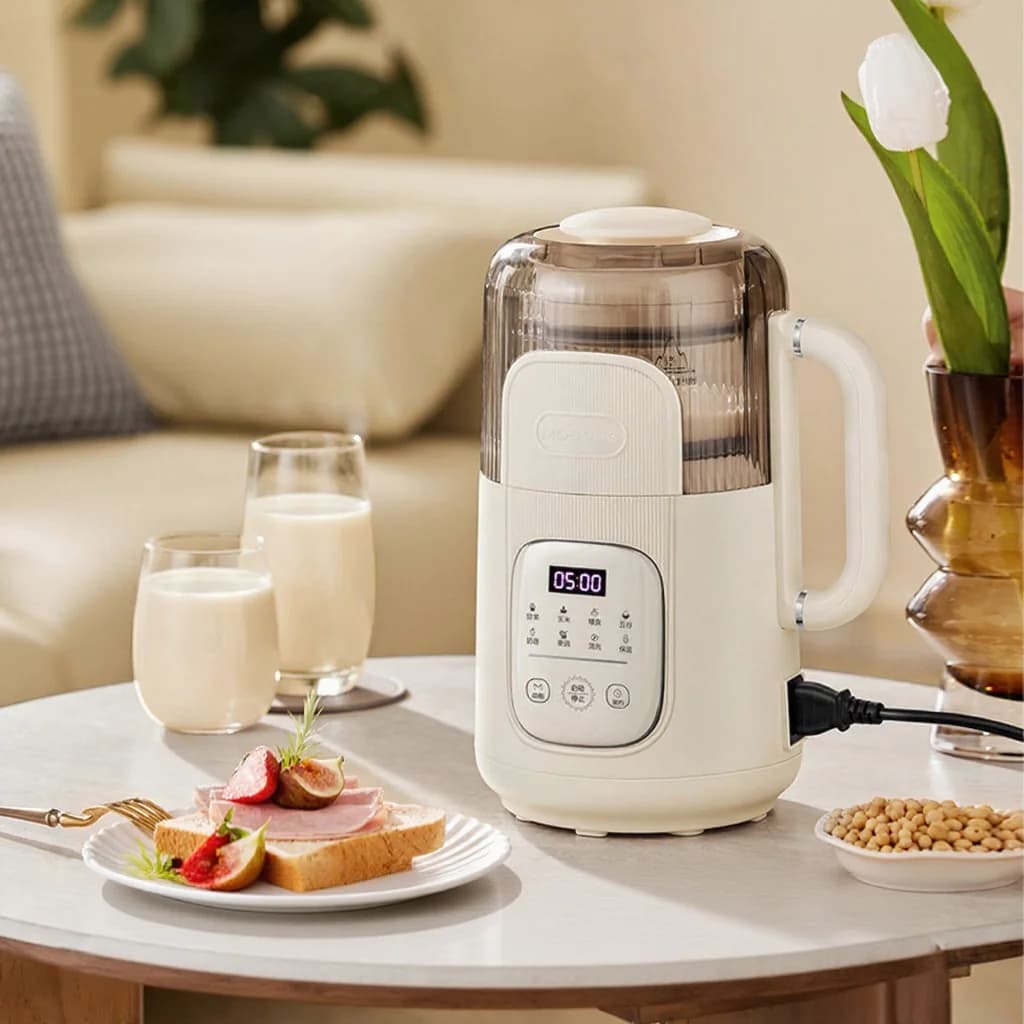 خلاط تسخين 1.2L مع تحكم باللمس، جسم زجاجي