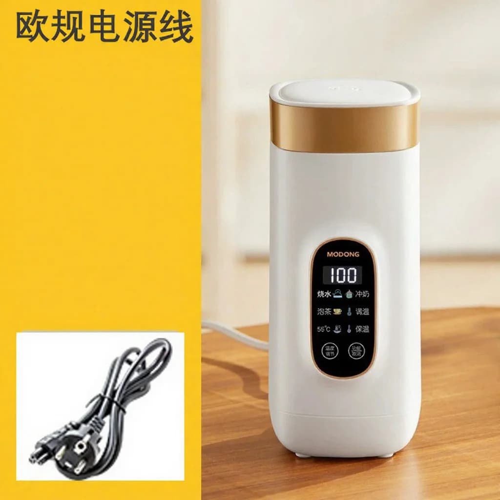 كوب تسخين كهربائي محمول 650ml مع بطانة 304 أو 316