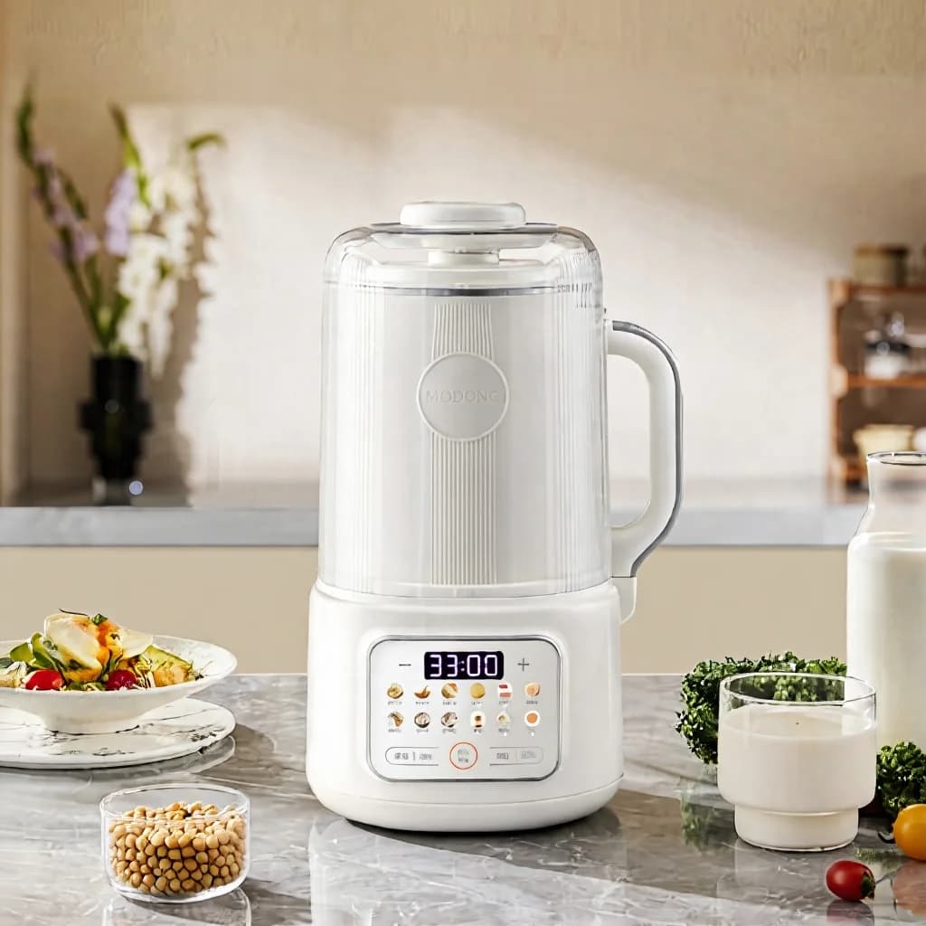 خلاط تسخين لصناعة حليب الصويا مع التنظيف الذاتي 800W