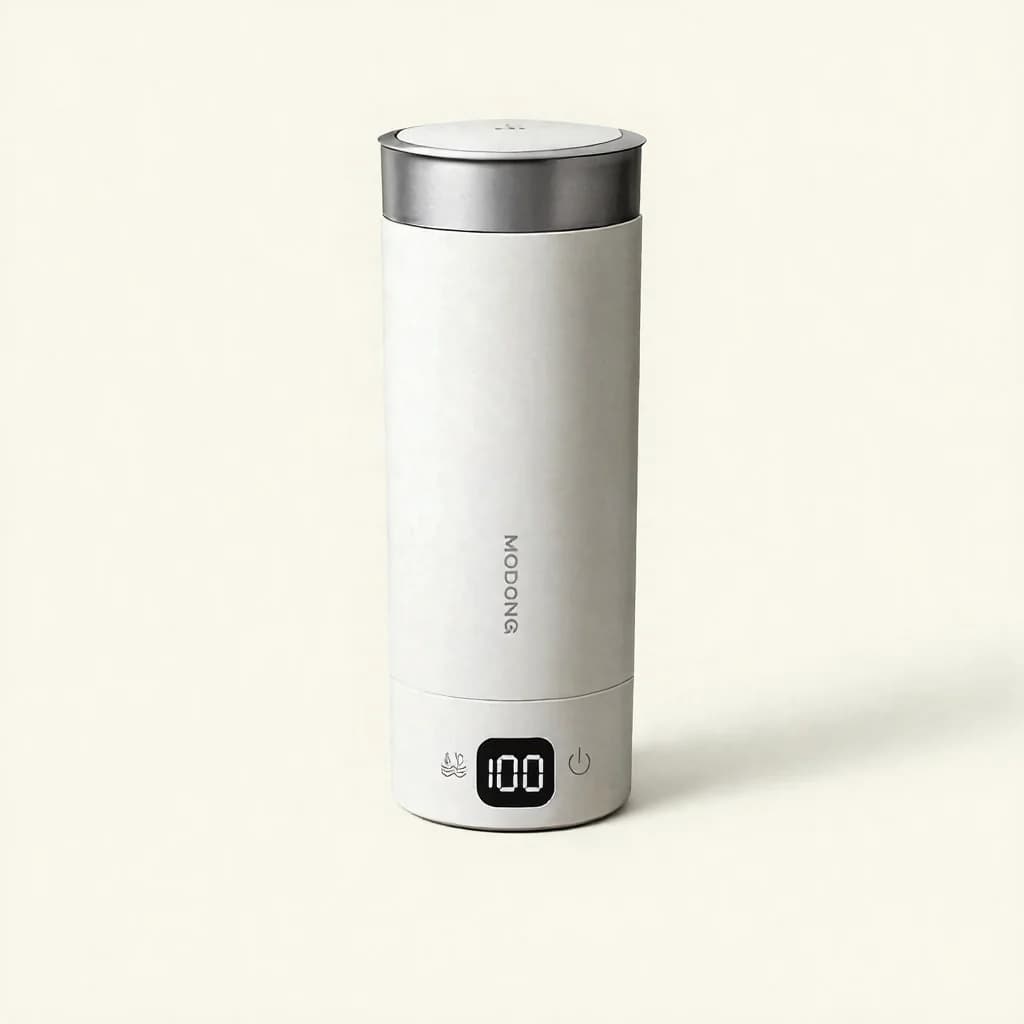كوب تسخين ماء كهربائي محمول 350ml من الفولاذ المقاوم للصدأ 316L