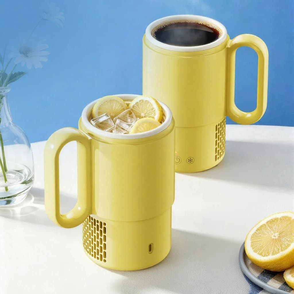 كوب محمول للتسخين والتبريد 450mL 36W بالتحكم اللمسي