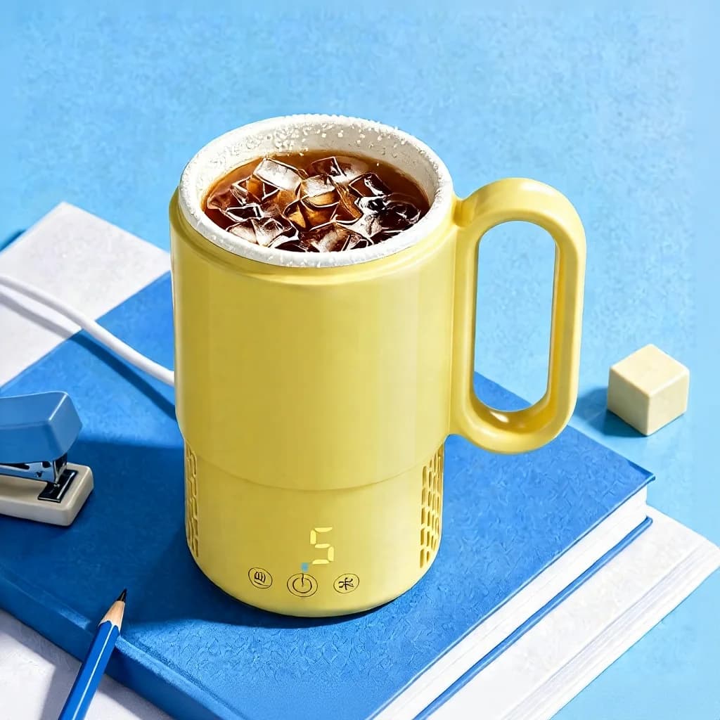 كوب محمول للتسخين والتبريد 450mL 36W بالتحكم اللمسي