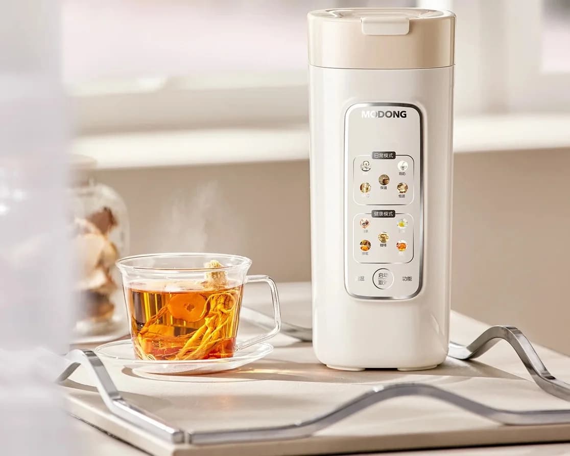 كوب تسخين مياه كهربائي محمول مع فلتر، 220V