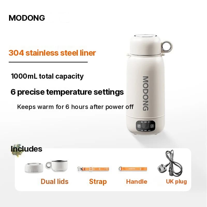 غلاية سفر كهربائية محمولة 1L من 304 or 316 Stainless Steel