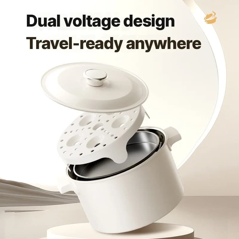 قدر طهي كهربائي محمول قابل للطي 110V-220V 550W/700W