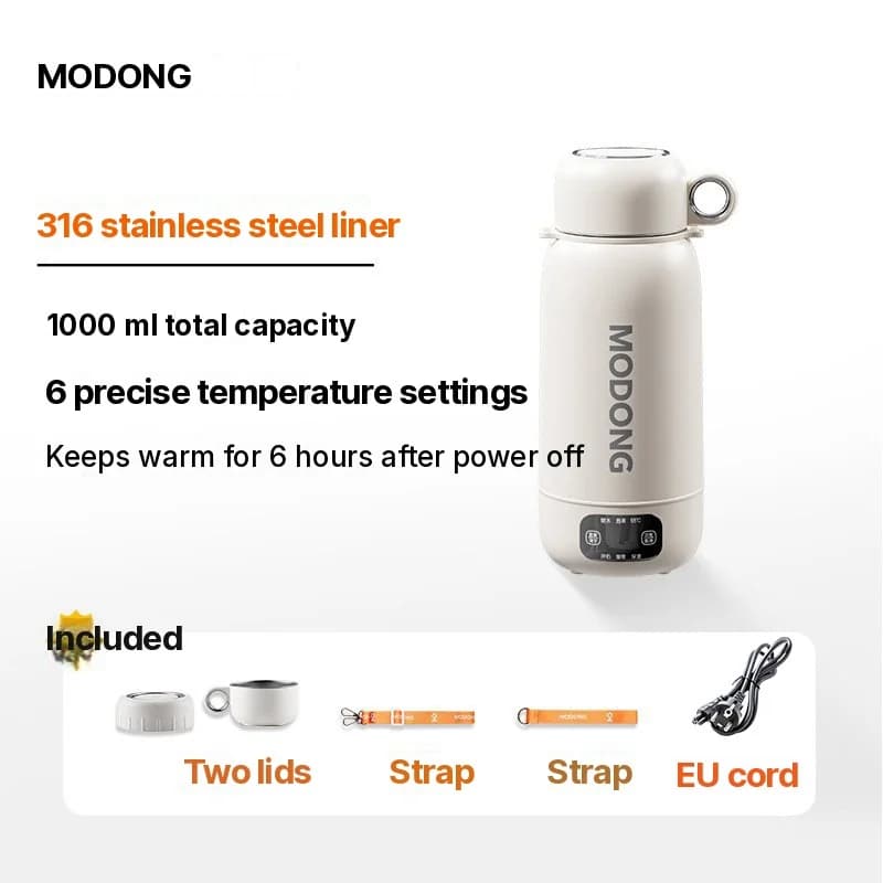 غلاية سفر كهربائية محمولة 1L من 304 or 316 Stainless Steel