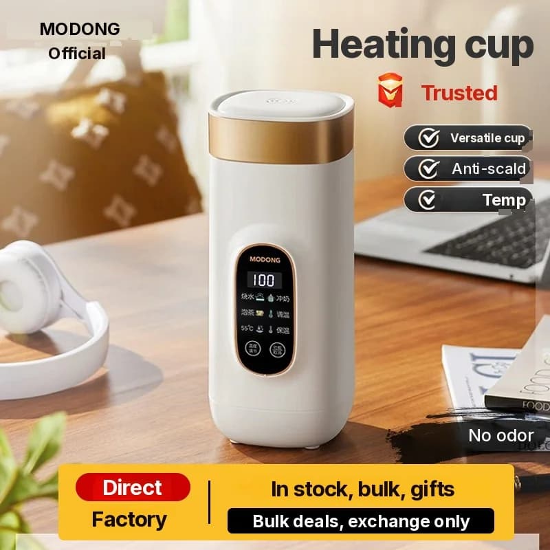 كوب تسخين كهربائي محمول 650ml مع بطانة 304 أو 316