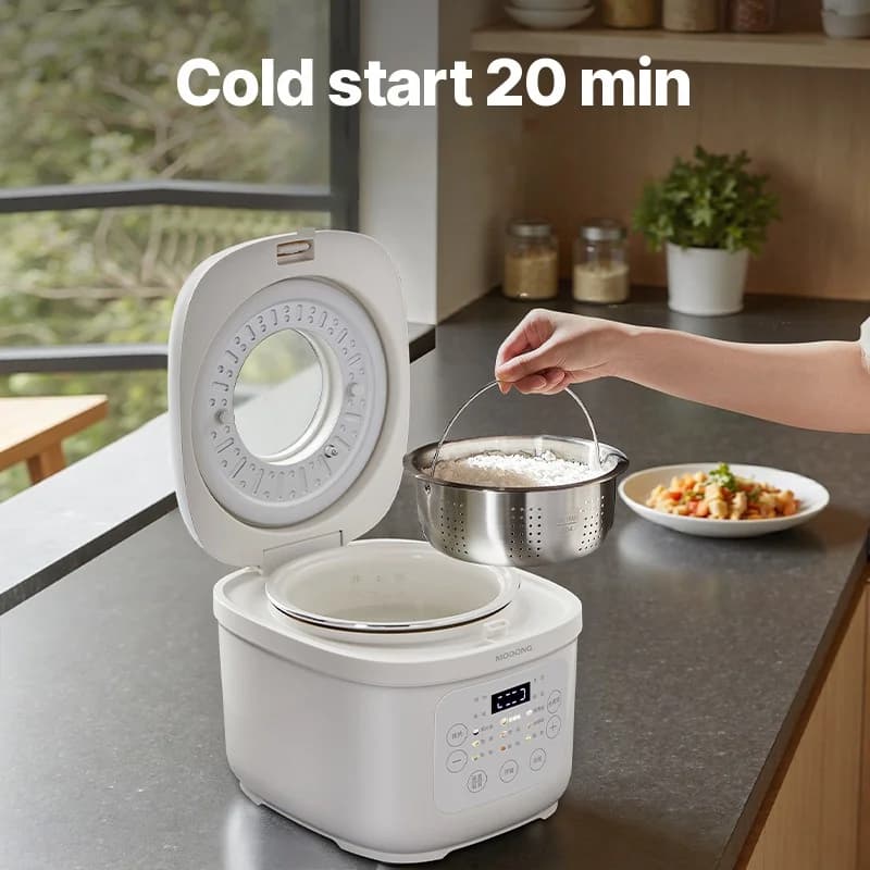 طباخ أرز كهربائي 3L مع وعاء داخلي من السيراميك، 600W