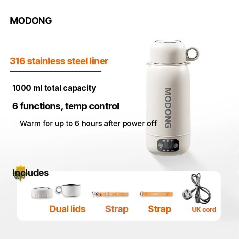 غلاية سفر كهربائية محمولة 1L من 304 or 316 Stainless Steel