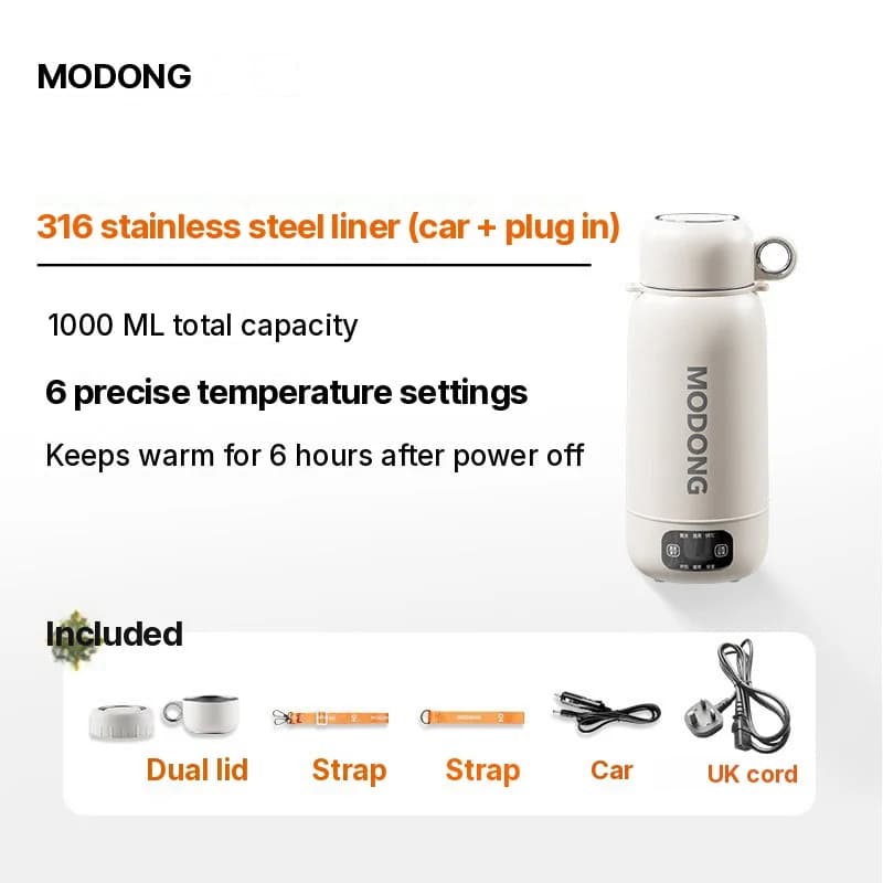 غلاية سفر كهربائية محمولة 1L من 304 or 316 Stainless Steel