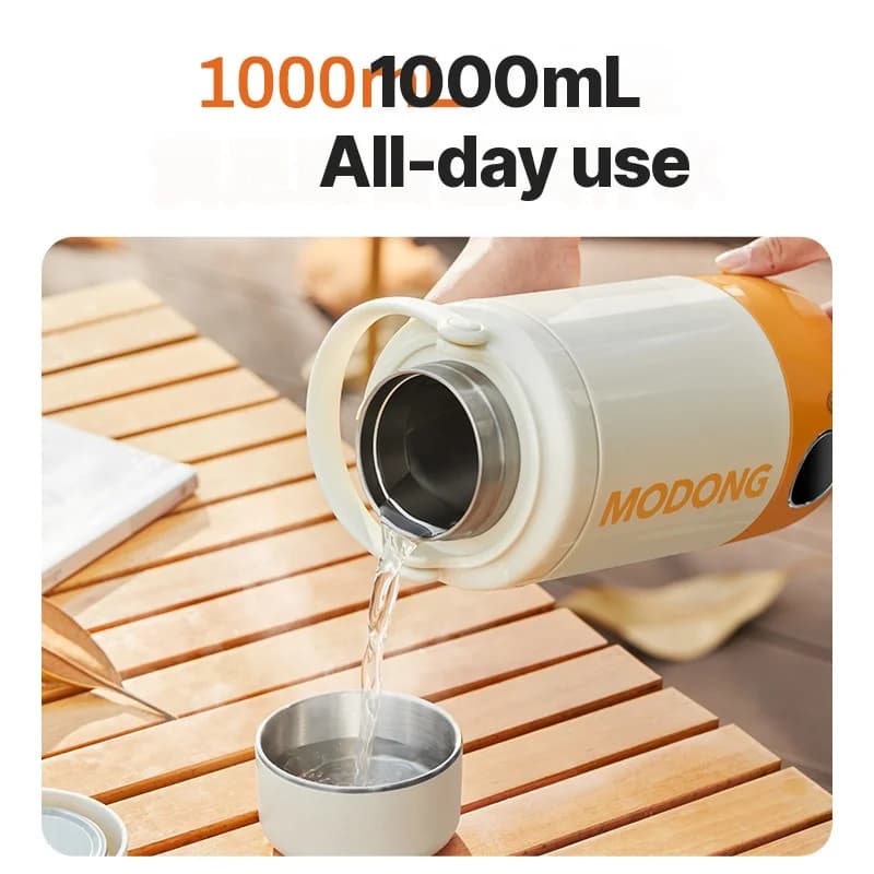كوب تسخين ماء كهربائي محمول 1L 110V-240V