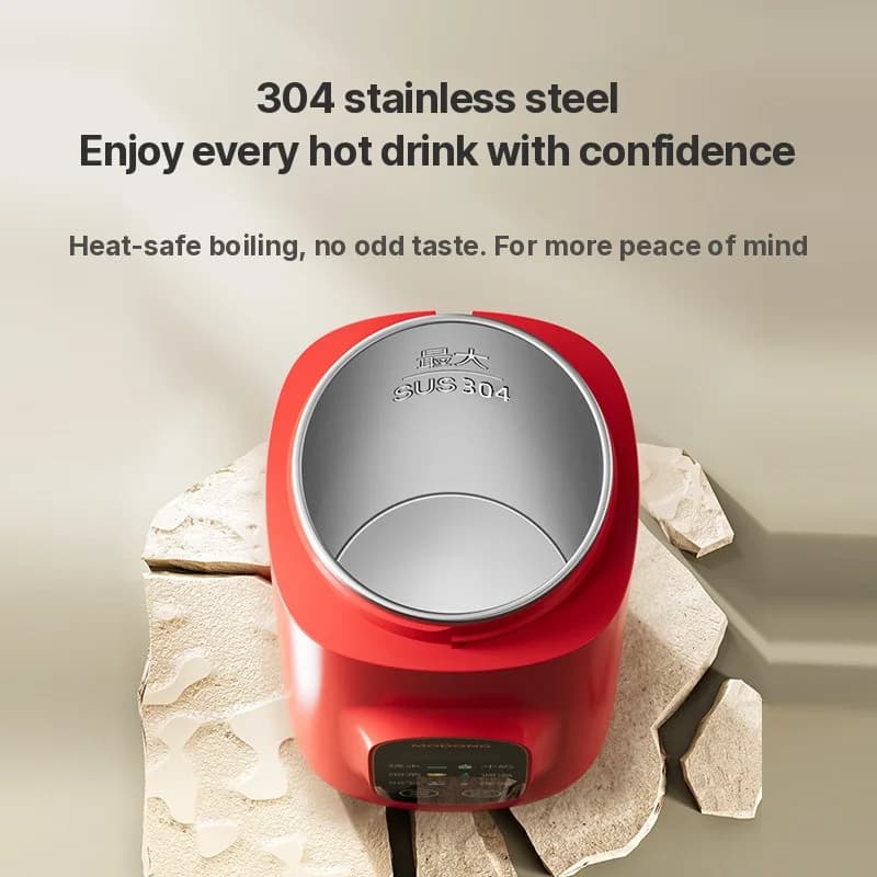 كوب تسخين كهربائي محمول 650ml 304 Liner 220V