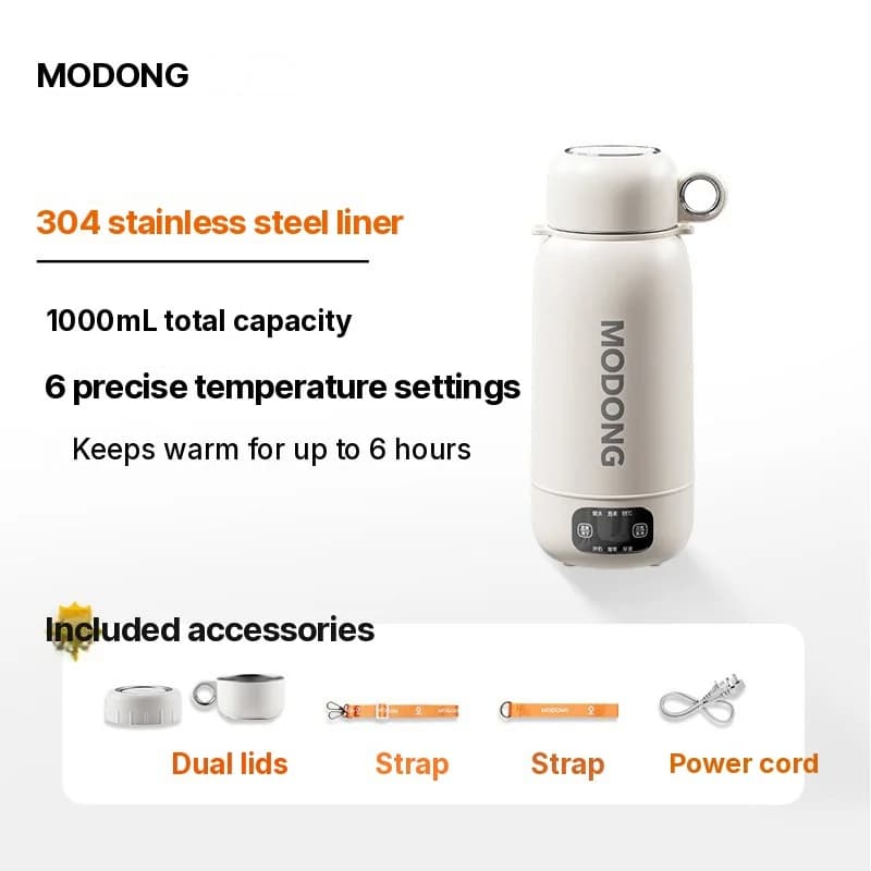 غلاية سفر كهربائية محمولة 1L من 304 or 316 Stainless Steel