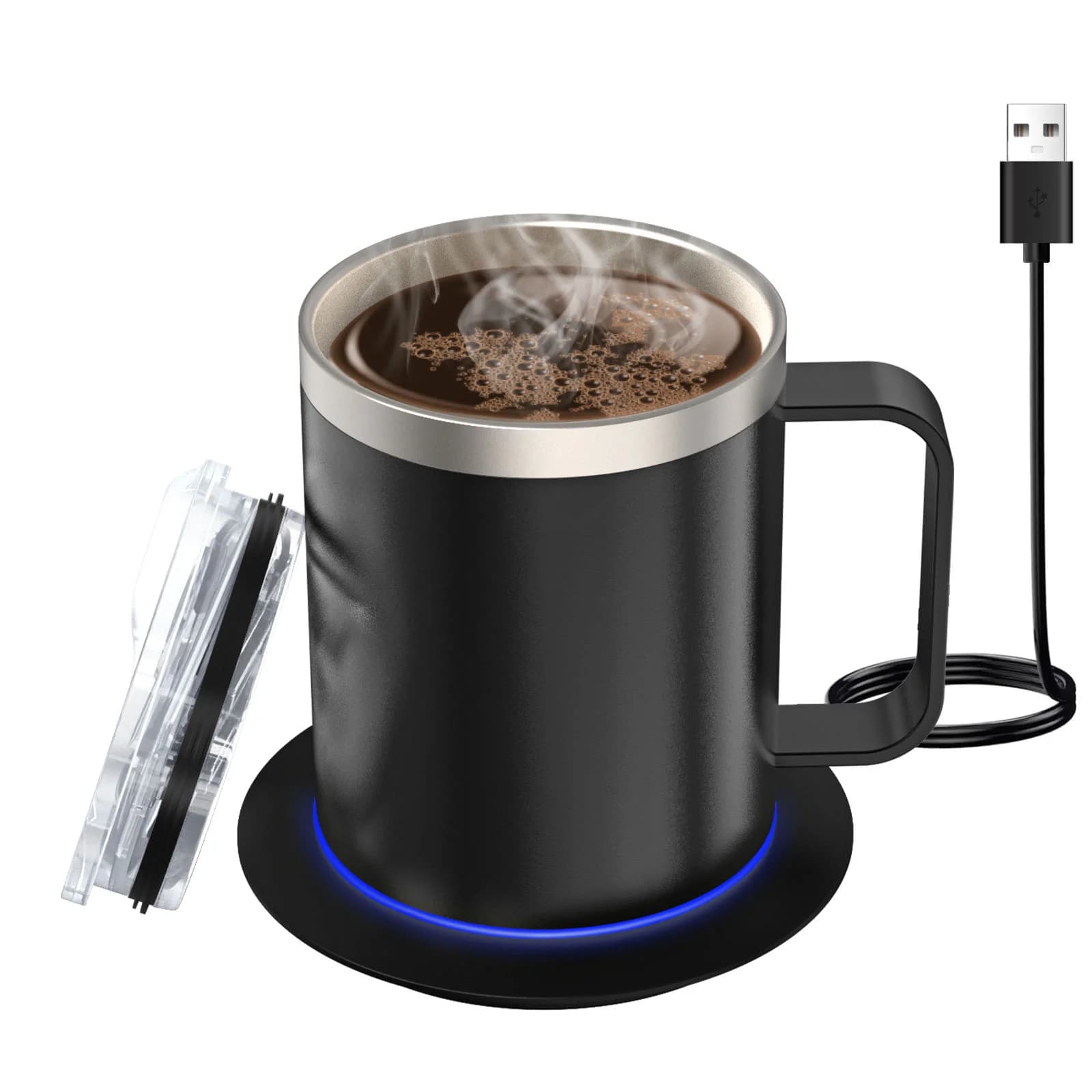 كوب قهوة مُسخَّن USB 12 أونصة