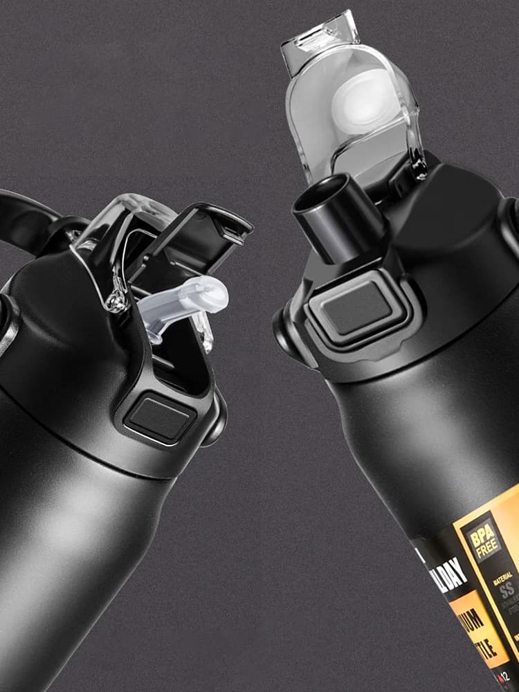 كوب ترمس خارجي مع شفاطة 0.8-1.5L