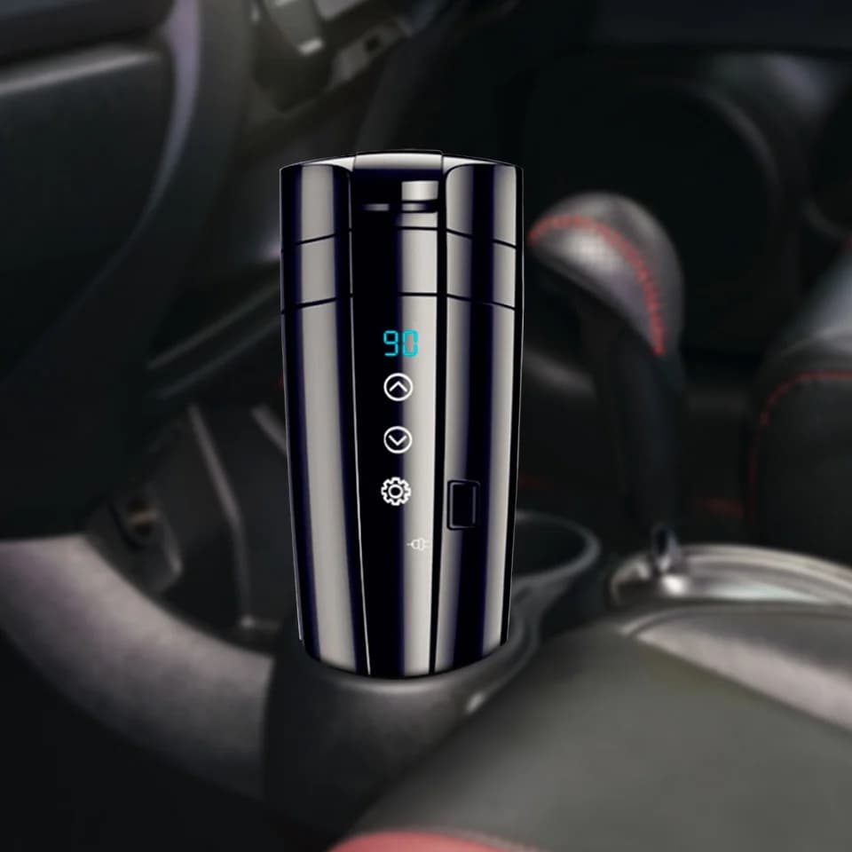 كوب تسخين سيارة بشاشة لمس 12V/24V