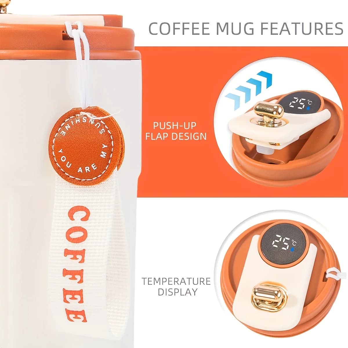 زجاجة حرارية بشاشة عرض درجة الحرارة 450ml