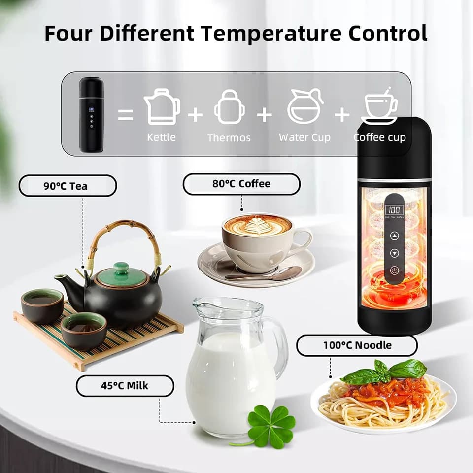 كوب تسخين للسيارة 500ml 12V/24V