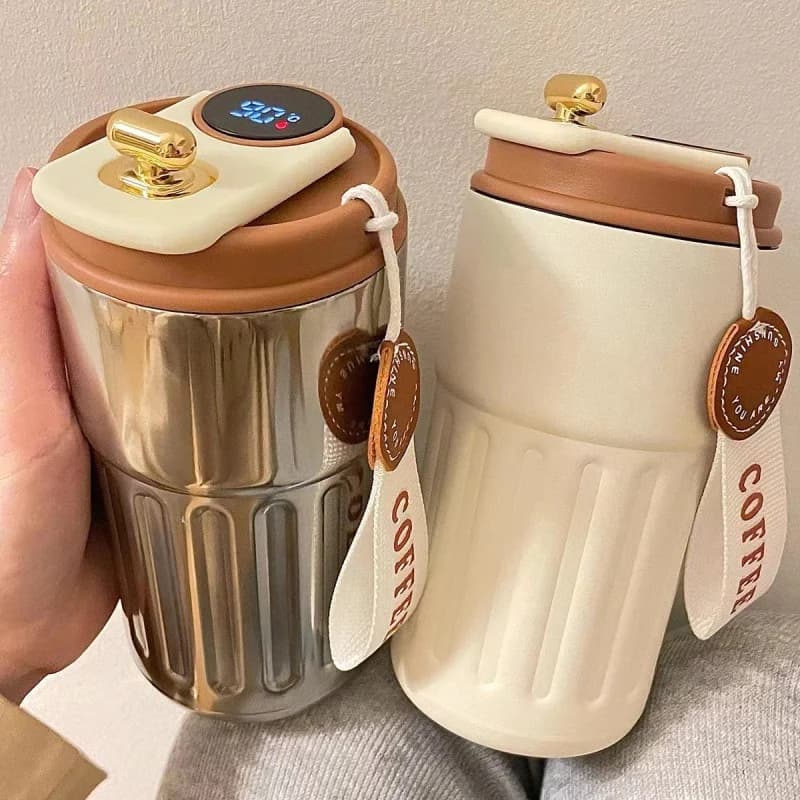 زجاجة حرارية بشاشة عرض درجة الحرارة 450ml