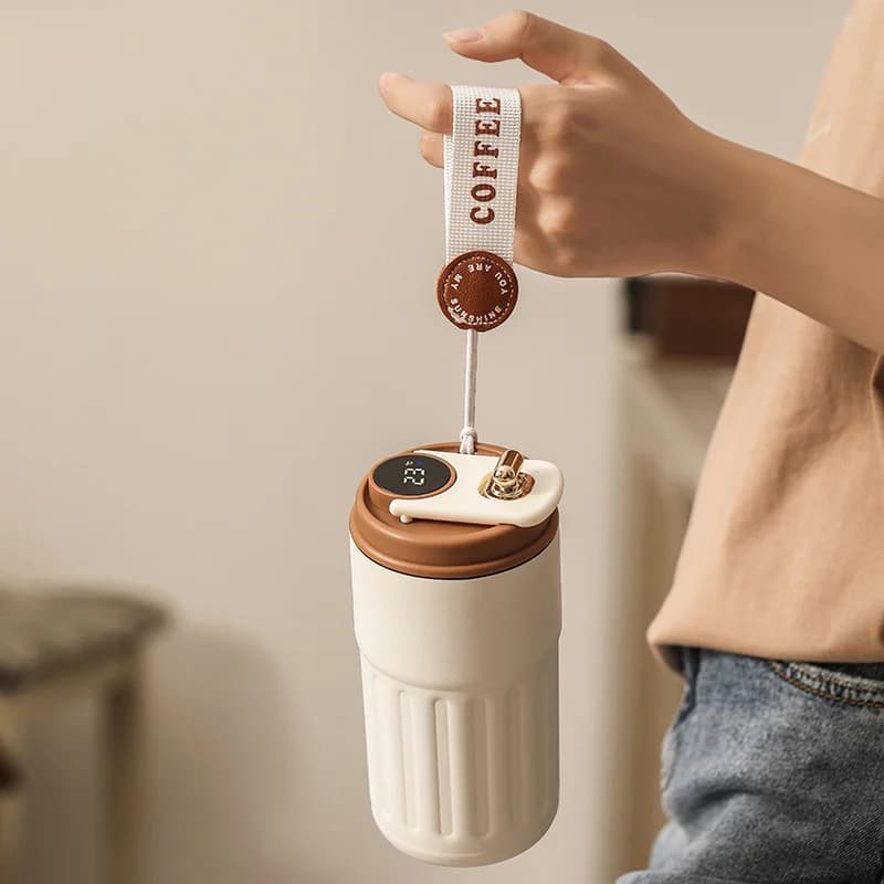 كوب ترمس مع عرض درجة الحرارة 450ml