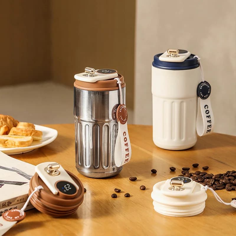 كوب ترمس مع عرض درجة الحرارة 450ml